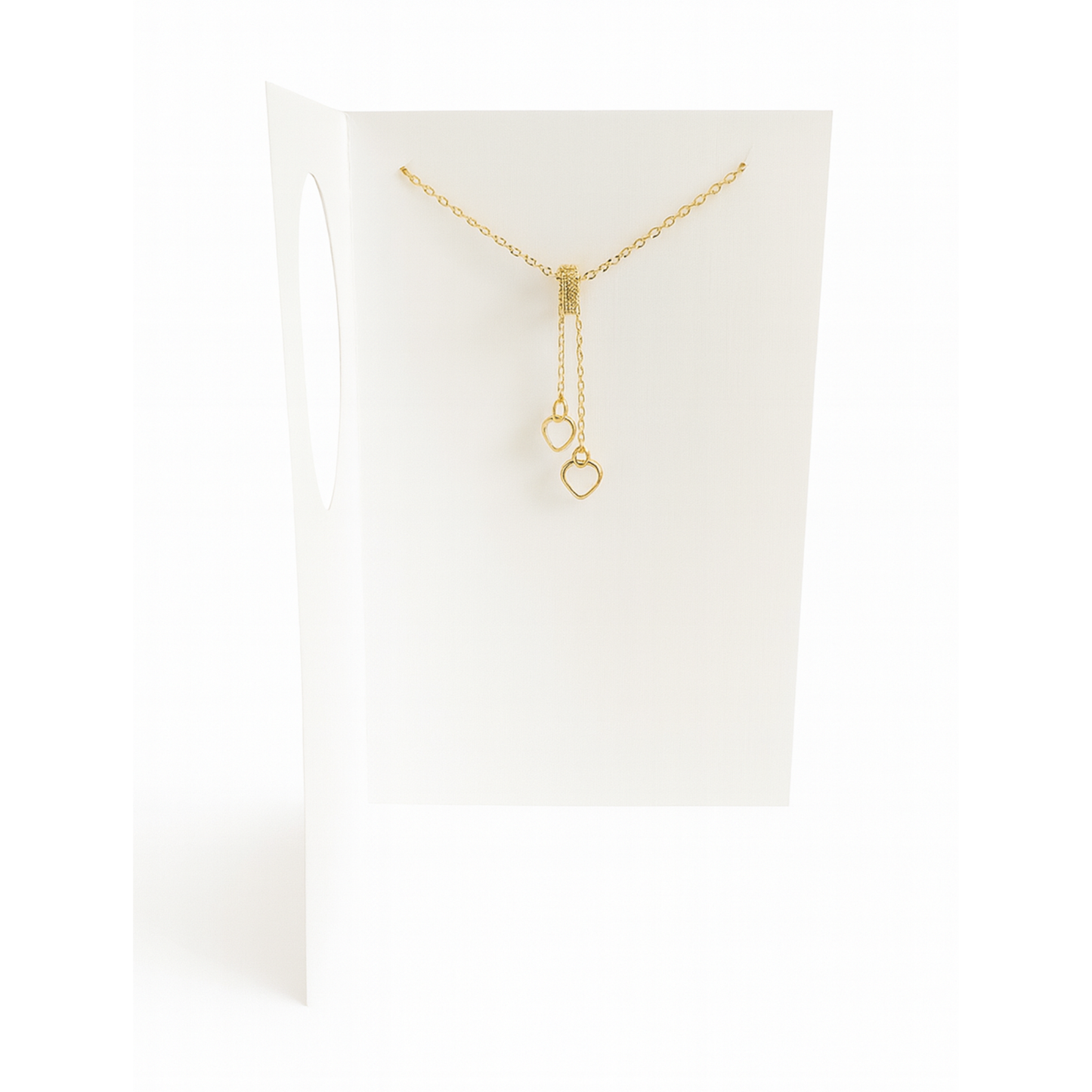 Cute Hearts Necklace – Dainty Pendant Jewelry Gift for Her